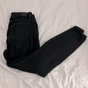 Paige Premium Denim Sz 29 Black Jeans - Verdugo Ankle Cut - Skinny Straight Leg
